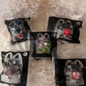 Mario Keychain with Red Cap Happy meal toys .